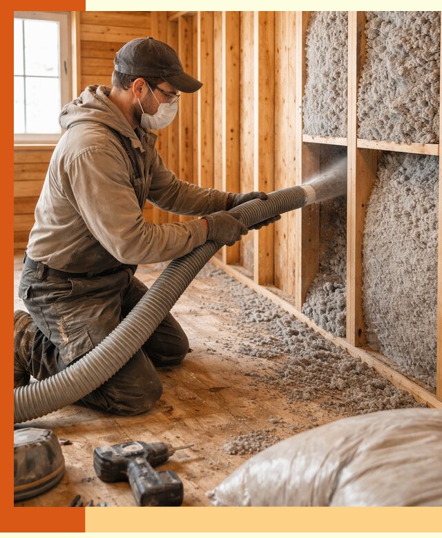 Утепление дачного дома эковатой в Димитровграде — быстро и надёжно