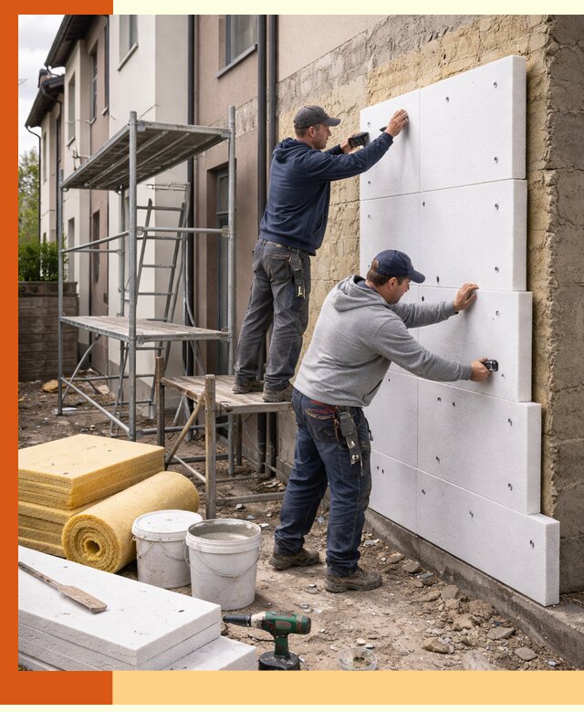 Утепление таунхауса с гарантией комфорта в Димитровграде