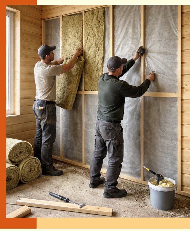 Утепление дома из минибруса в Димитровграде: комплексные теплоизоляционные работы