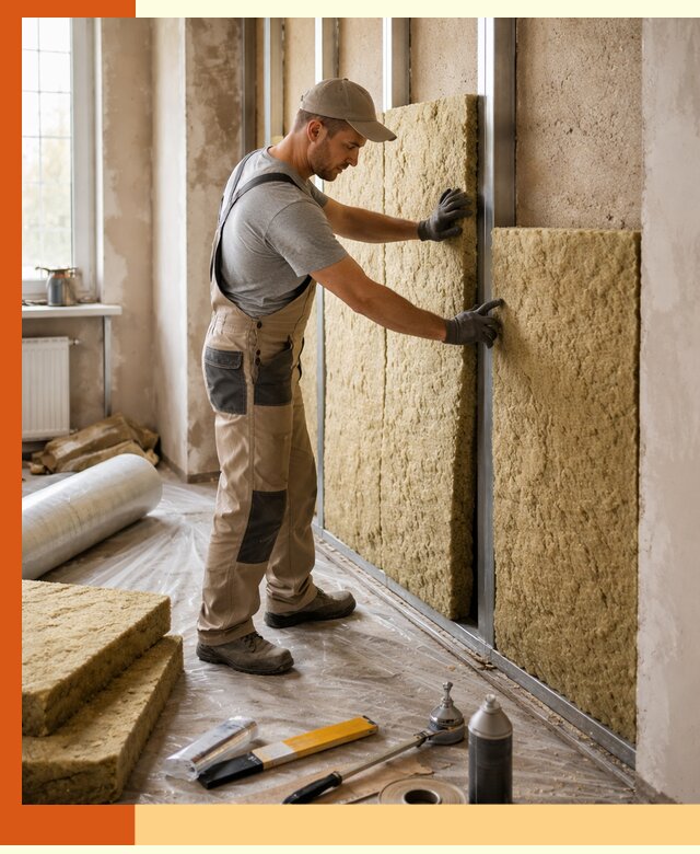 Утепление квартиры в Димитровграде — комплексная теплоизоляция стен и полов