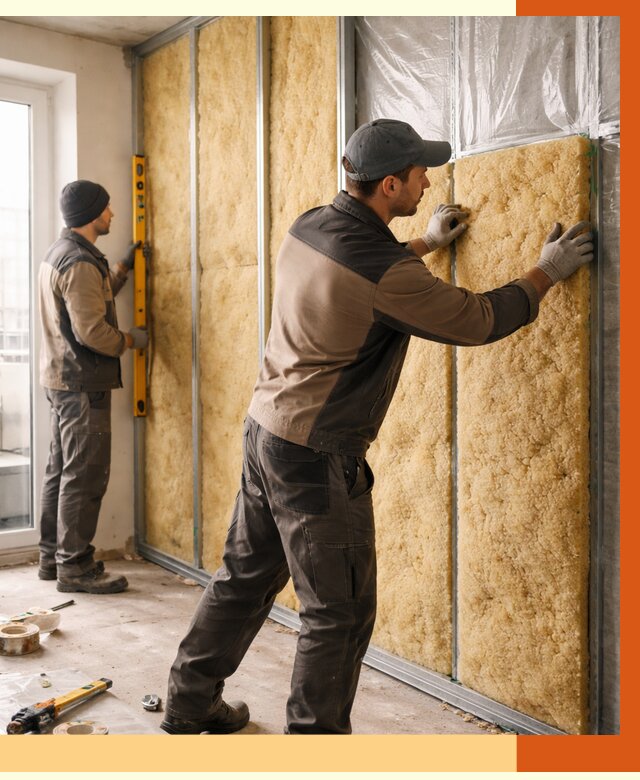 Утепление квартиры изнутри в Димитровграде от 4482 руб. за м2 | Проф. работы ТепломастерДмт