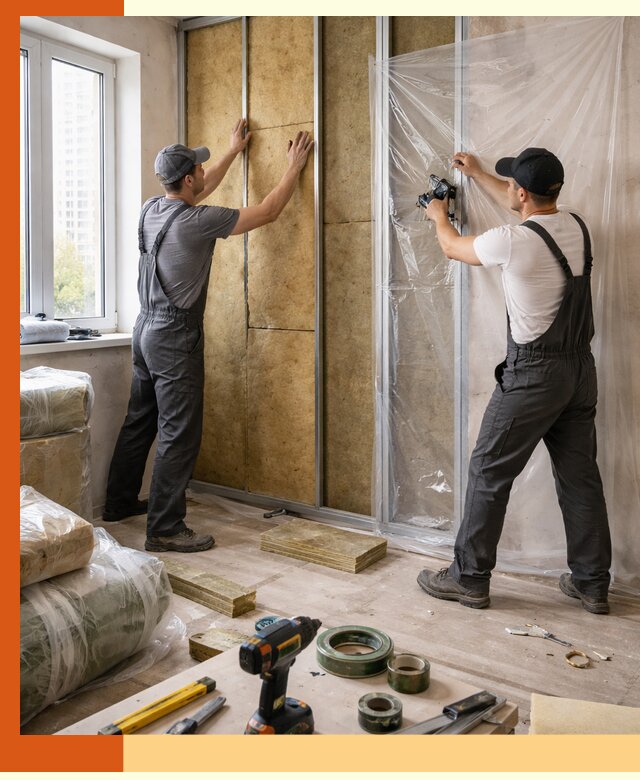 Утепление квартиры изнутри профессионально в Димитровграде