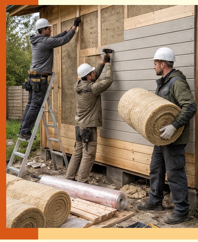 Утепление бани снаружи в Димитровграде профессионально и надежно