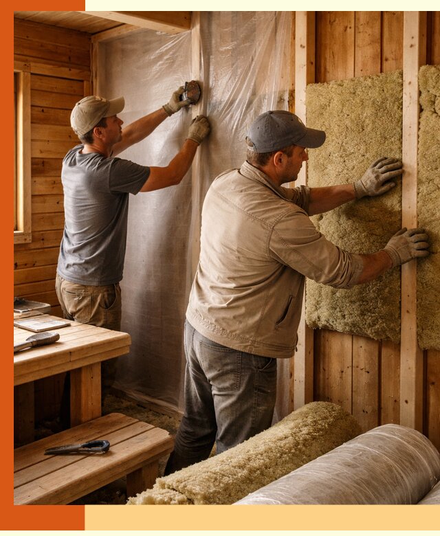 Утепление бани изнутри в Димитровграде качественно и недорого