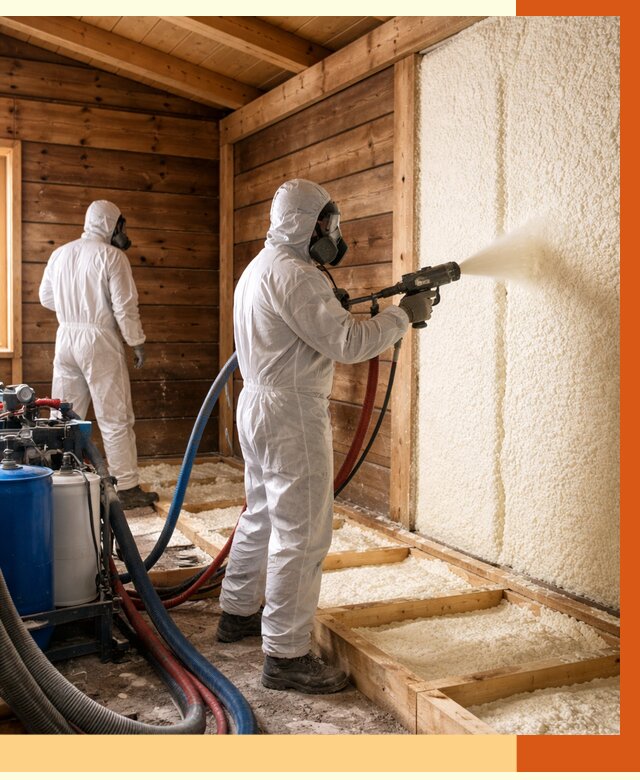 Утепление бани ппу в Димитровграде под ключ от 4327 руб./м2 | ТепломастерДмт - напыление и монтаж ппу