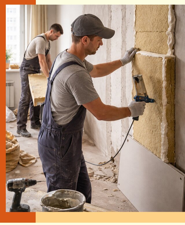 Утепление стен изнутри в Димитровграде — качественно и эффективно