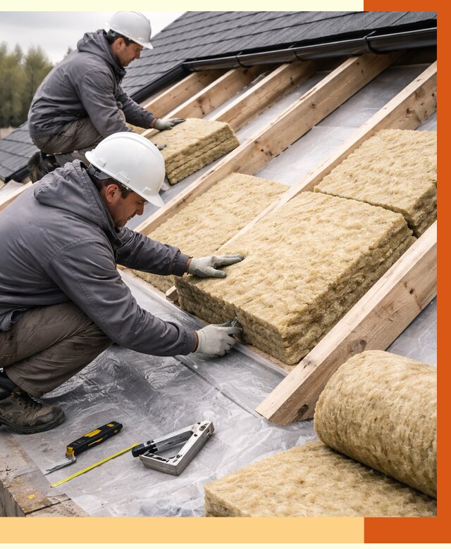 Утепление крыши в Димитровграде от 1906 руб./м2 — комплексное утепление кровли | ТепломастерДмт