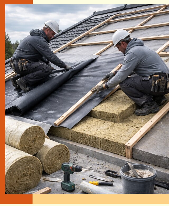 Утепление крыши снаружи в Димитровграде: профессиональная теплоизоляция