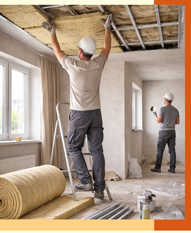 Утепление потолка в частном доме в Димитровграде от 979 руб./м² — работы под ключ | ТепломастерДмт