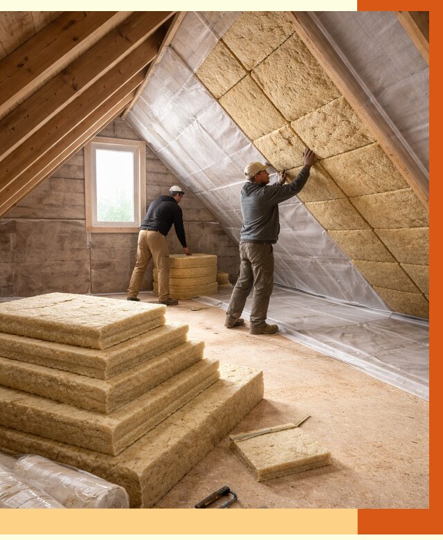 Утепление мансарды в Димитровграде от 2576 руб/м2 — комплексно и под ключ | ТепломастерДмт