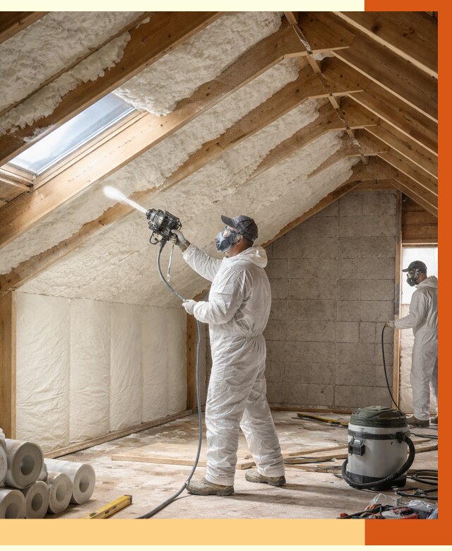 Утепление мансарды ППУ в Димитровграде от 2833 руб./м² — заказать под ключ | ТепломастерДмт