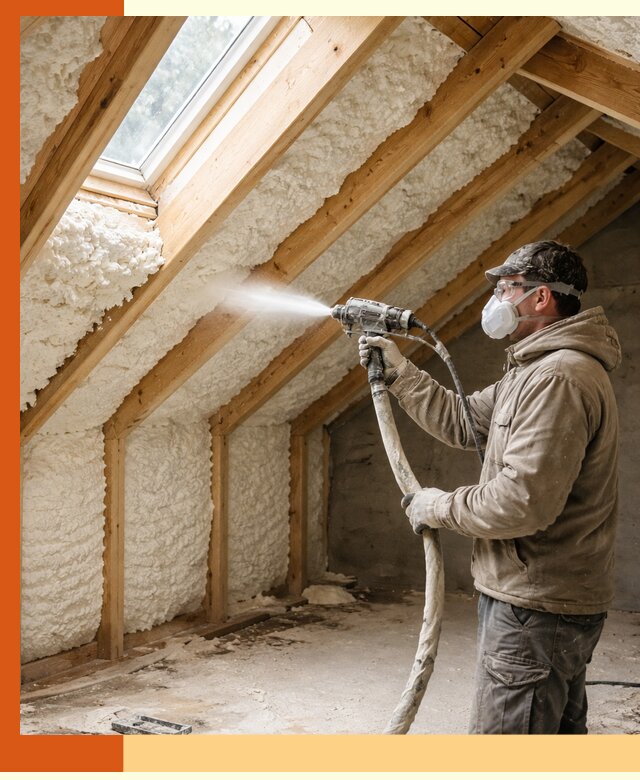 Утепление мансарды ППУ в Димитровграде быстро и надежно