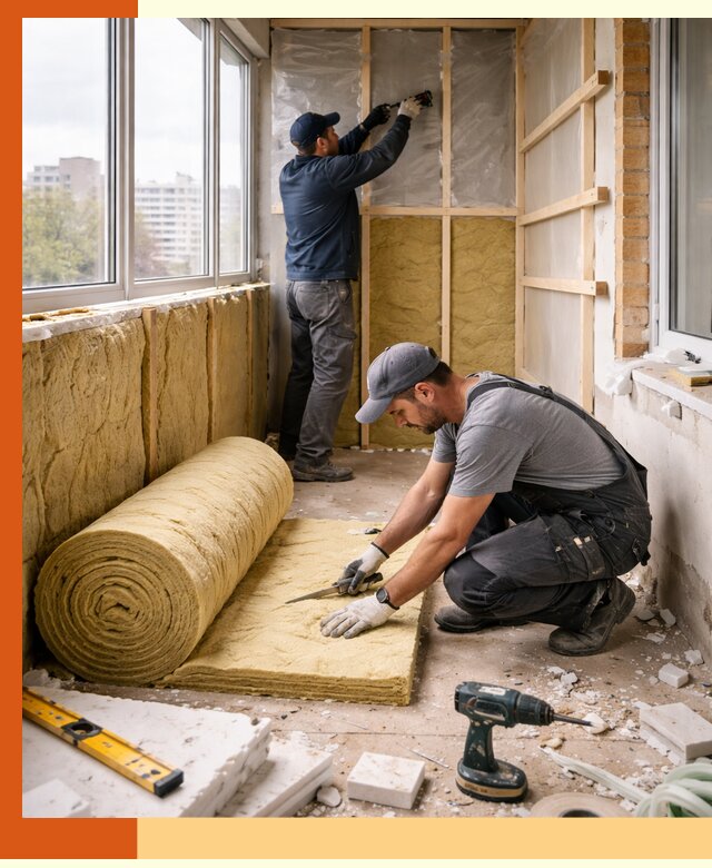 Утепление балкона под ключ в Димитровграде качественно и быстро