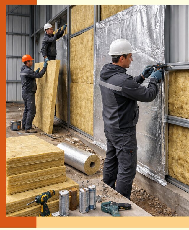 Утепление металлического ангара профессионально в Димитровграде