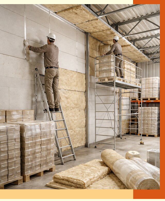 Утепление склада готовой продукции в Димитровграде от 2009 руб./м2 — комплексно | ТепломастерДмт