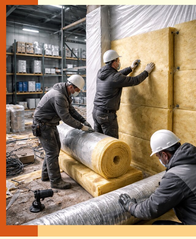 Утепление склада химсырья в Димитровграде: безопасная и эффективная изоляция