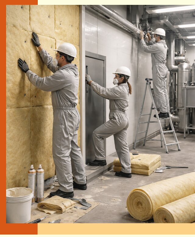 Утепление пищевого цеха под ключ в Димитровграде