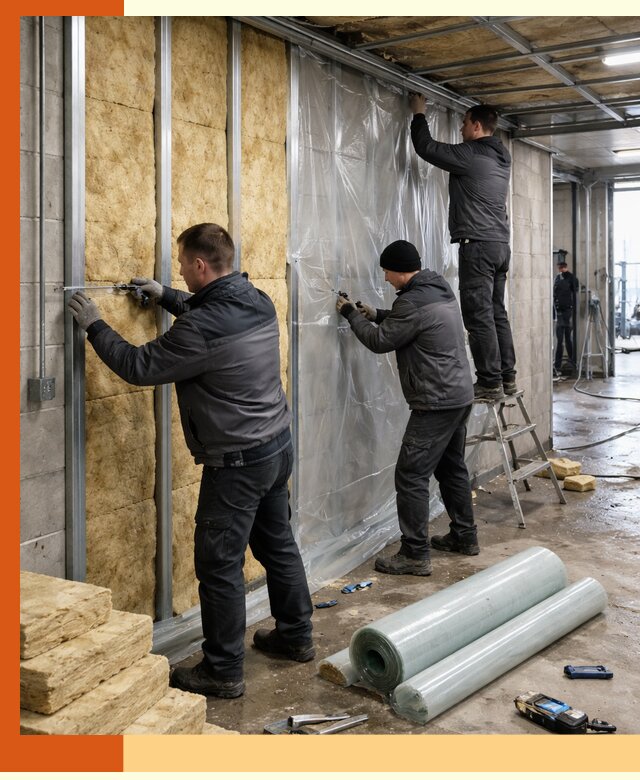 Профессиональное утепление автомойки в Димитровграде для любого типа помещений