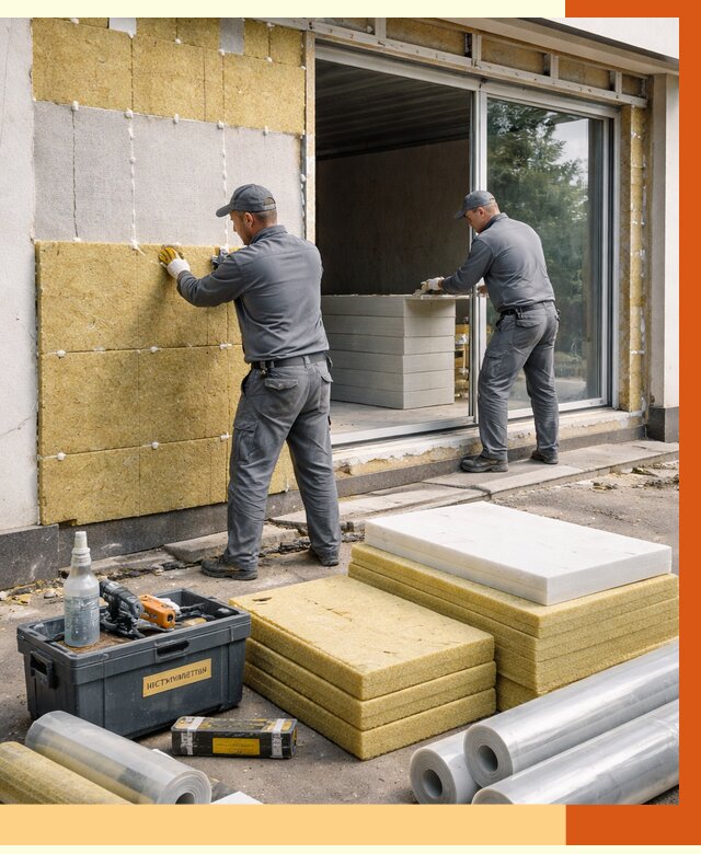 Утепление торгового павильона в Димитровграде от 14939 руб./м² под ключ | ТепломастерДмт