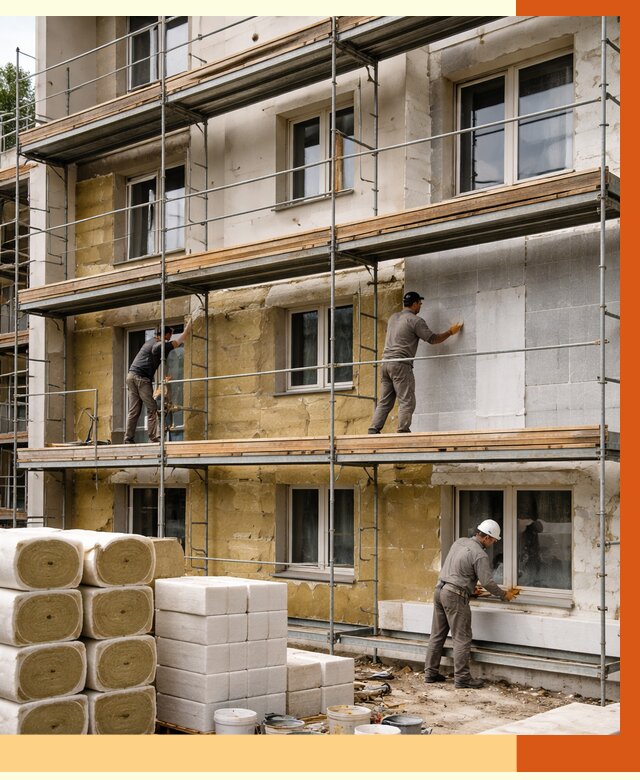 Утепление гостиницы в Димитровграде от 7418 руб./м2 — комплексно, ППУ, под ключ | ТепломастерДмт