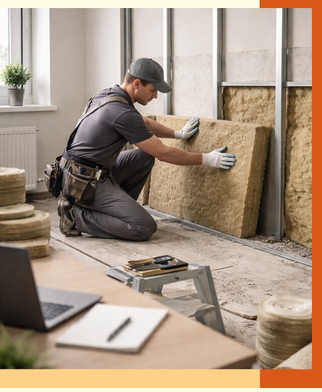 Утепление офиса в Димитровграде от 4636 руб/м2 — комплексное утепление офиса под ключ | ТепломастерДмт