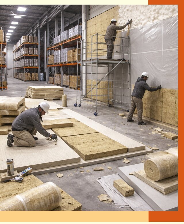 Утепление складского терминала в Димитровграде от 7727 руб./м² под ключ | ТепломастерДмт