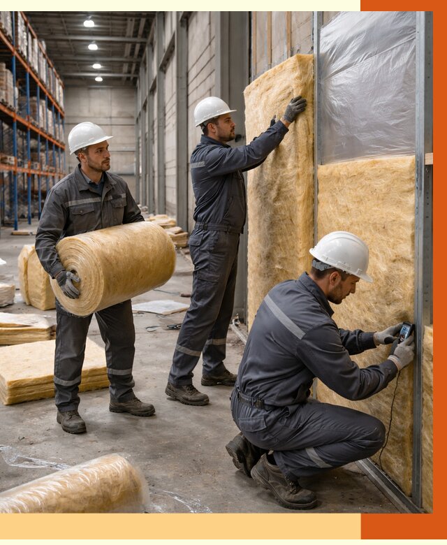 Утепление логистического центра в Димитровграде от 4636 руб/м² под ключ | ТепломастерДмт