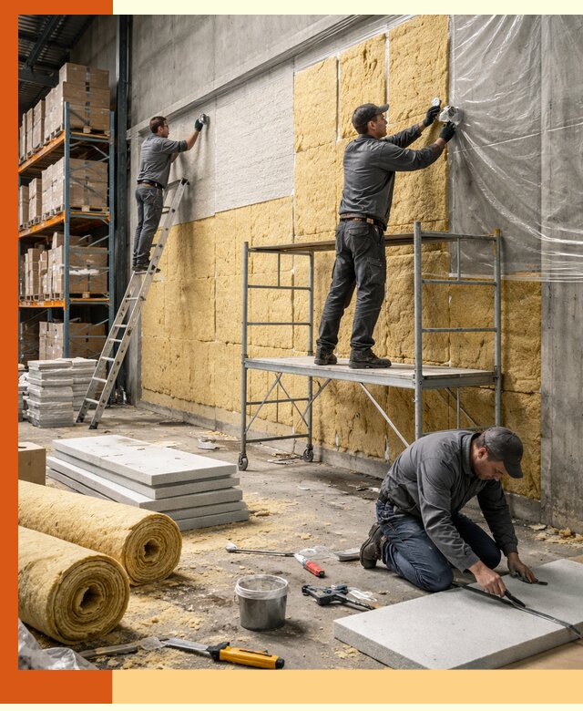 Утепление холодного склада под ключ в Димитровграде