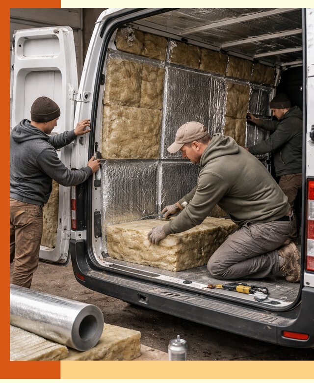 Утепление фургона в Димитровграде: профессиональная теплоизоляция и шумоизоляция
