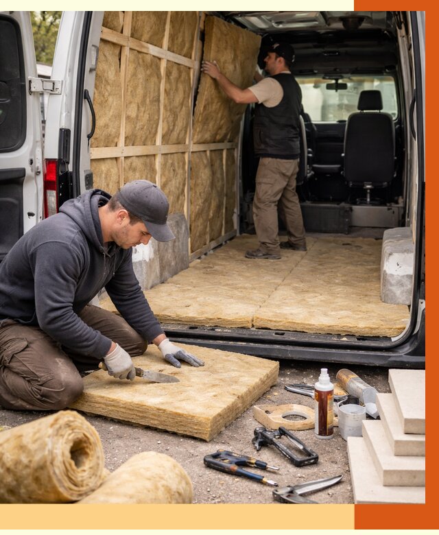 Утепление кемпера в Димитровграде под ключ от 12364 руб. — профессионально | ТепломастерДмт