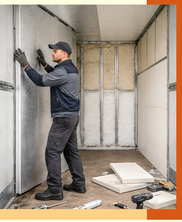 Утепление холодильного кузова в Димитровграде от 13909 руб. под ключ | ТепломастерДмт