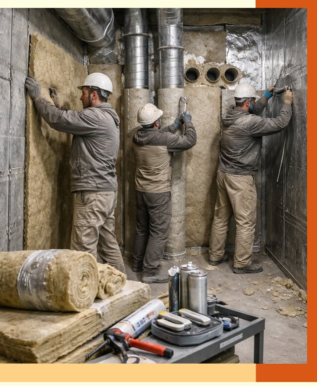 Утепление венткамеры в Димитровграде под ключ от 1494 руб. — профессионально | ТепломастерДмт