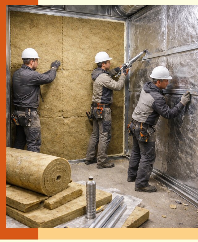 Утепление венткамеры в Димитровграде — качественная теплоизоляция и шумопоглощение