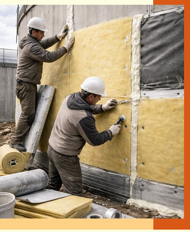 Утепление резервуара в Димитровграде от 28333 руб/м2 — монтаж ППУ и комплекс под ключ | ТепломастерДмт