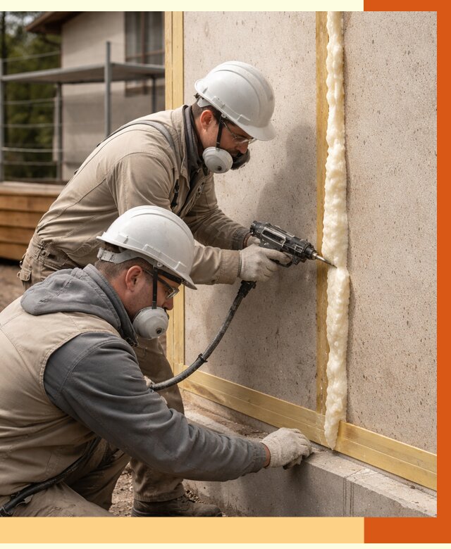 Утепление сип панелей ППУ в Димитровграде от 4945 руб. под ключ | ТепломастерДмт