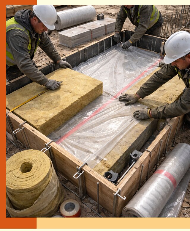 Теплоизоляция опалубки для строительства в Димитровграде