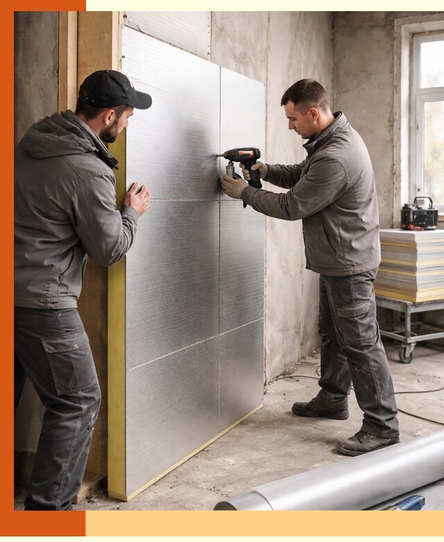 Утепление PIR панелями домов и зданий в Димитровграде