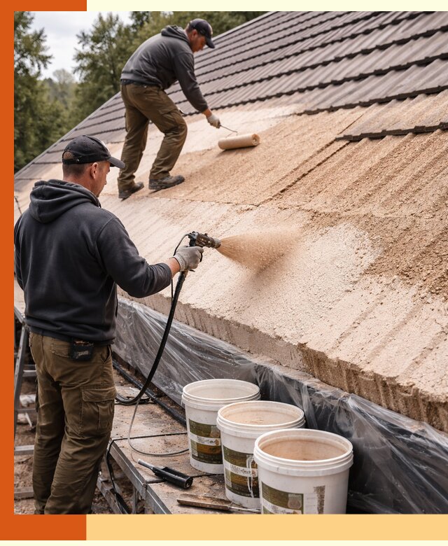 Утепление кровли жидкой пробкой в Димитровграде для домов и зданий
