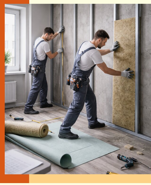 Шумоизоляция квартиры под ключ в Димитровграде — профессионально и гарантированно