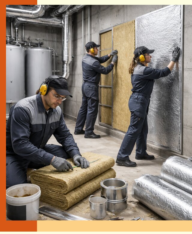 Шумоизоляция котельной в Димитровграде: профессиональный монтаж и материалы