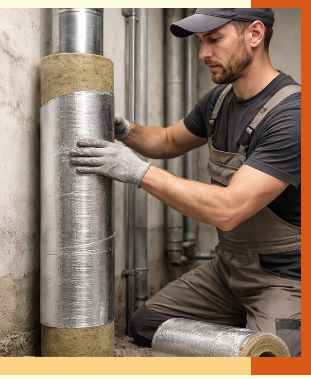 Шумоизоляция труб в Димитровграде от 1236 руб. — шумоподавление и звукоизоляция труб | ТепломастерДмт