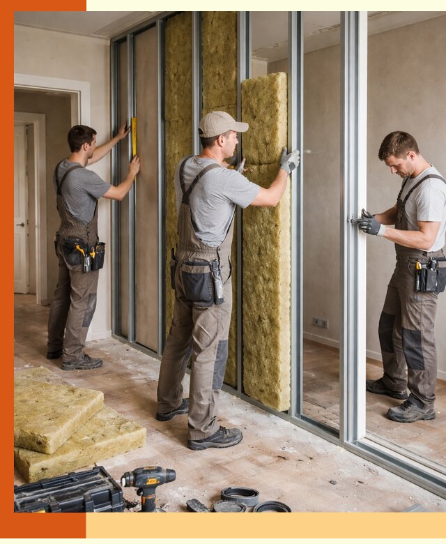 Шумоизоляция межкомнатных перегородок в Димитровграде эффективно и надёжно