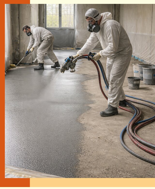 Гидроизоляция полимочевиной полов и конструкций в Димитровграде