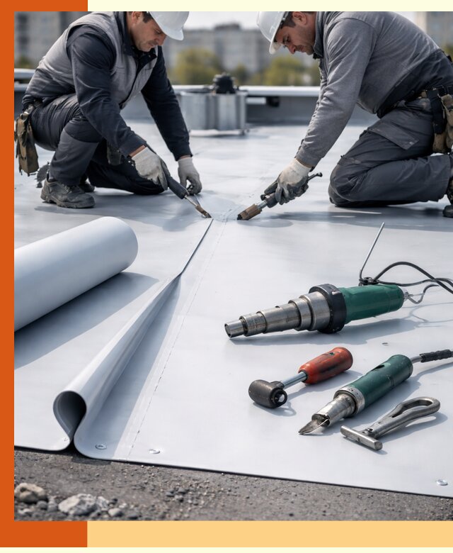 Гидроизоляция мембранной кровли в Димитровграде: монтаж и ремонт быстро