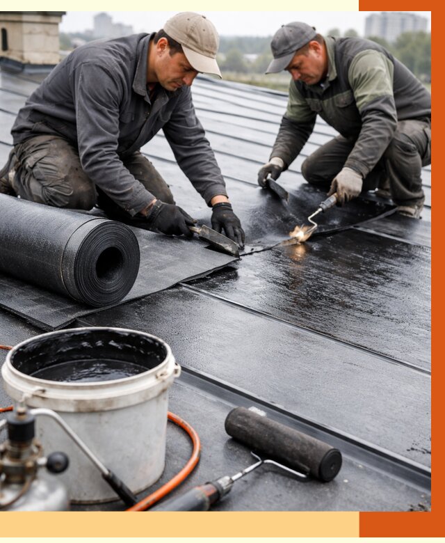 Гидроизоляция фальцевой кровли в Димитровграде от 7727 руб. под ключ | ТепломастерДмт