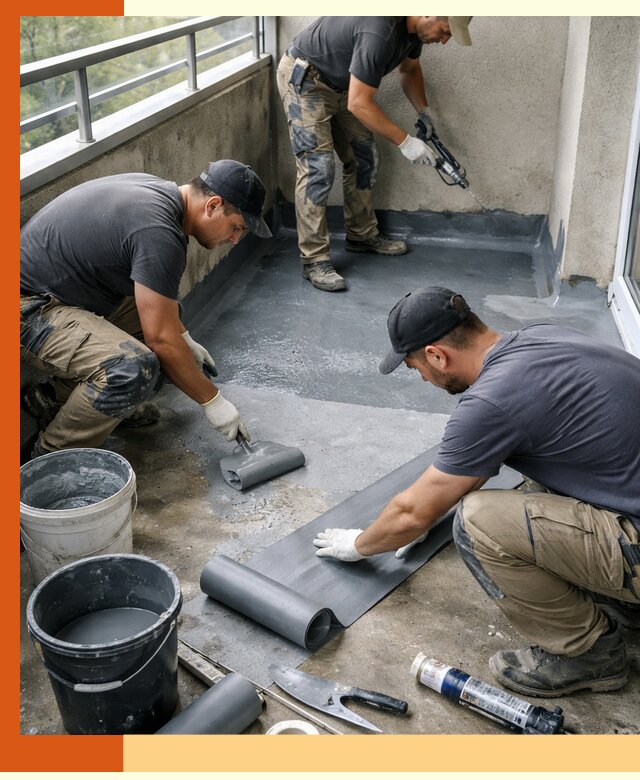 Гидроизоляция балкона в Димитровграде: надежная защита от протечек