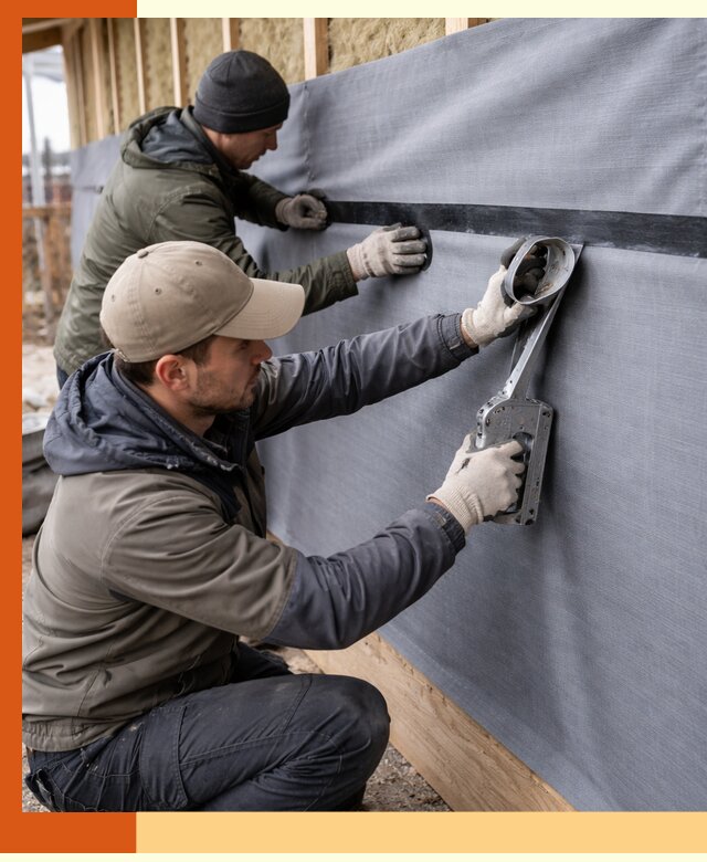 Монтаж ветроизоляции зданий и конструкций в Димитровграде